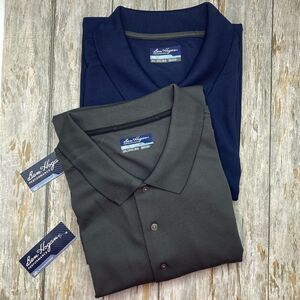 Active Golf Performance Easy Care Solid Short Sleeve Polo Shirt 2-Pack Size 3XL